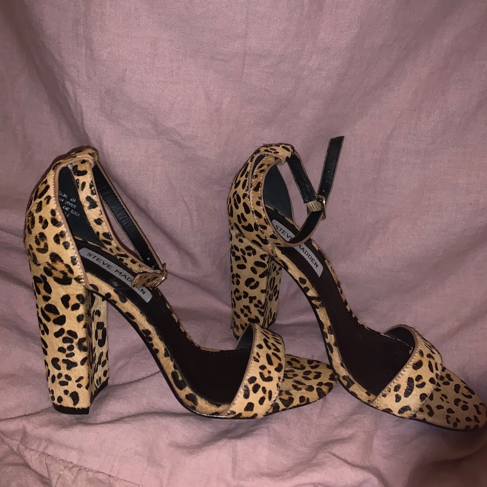 cheetah print steve madden heels